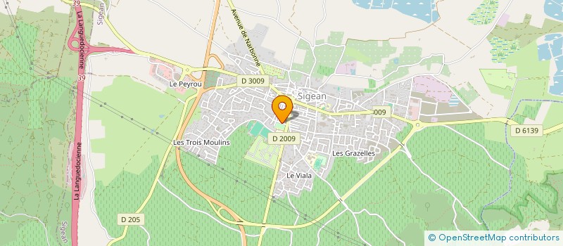 localisation de l'entreprise GILLES FAGES SERVICES à SIGEAN