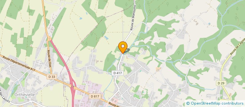 localisation de l'entreprise GILLES FRANCOIS ARCHITECTE DPLG  PEYREHORADE