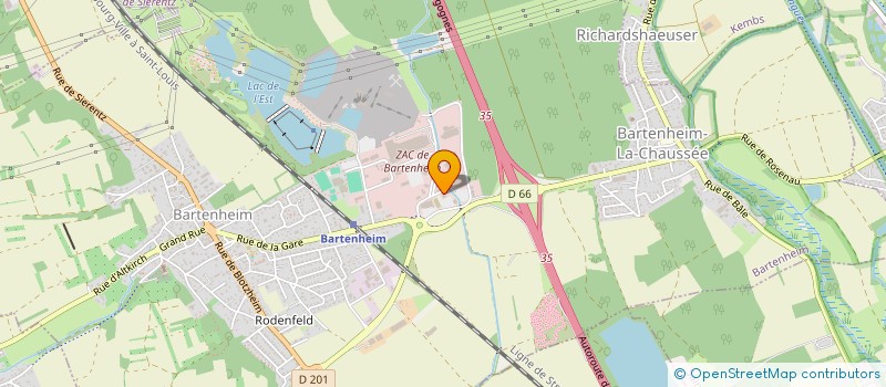 localisation de l'entreprise GILLES GACON  ZAESSINGUE