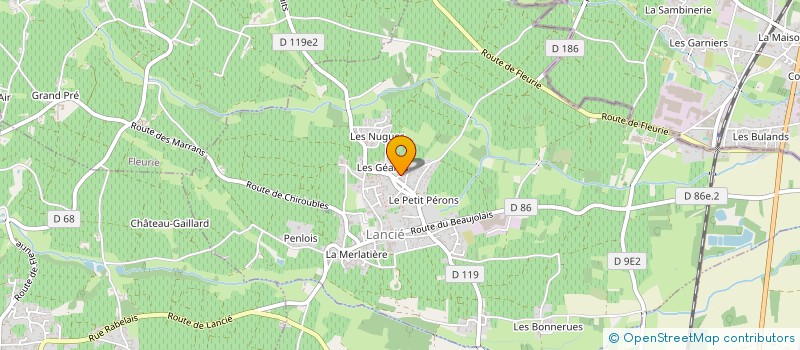 localisation de l'entreprise GILLES GELIN à LANCIE