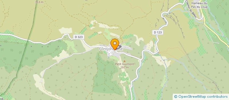 localisation de l'entreprise GILLES GOUJON IMMOBILIER CONSTRUCTION  FONTJONCOUSE