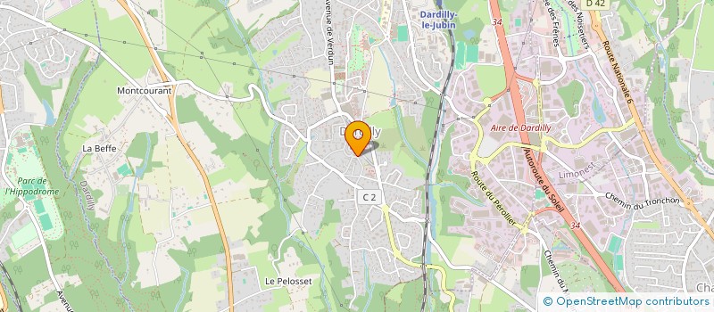 localisation de l'entreprise GILLES GUILLERME INVEST  DARDILLY