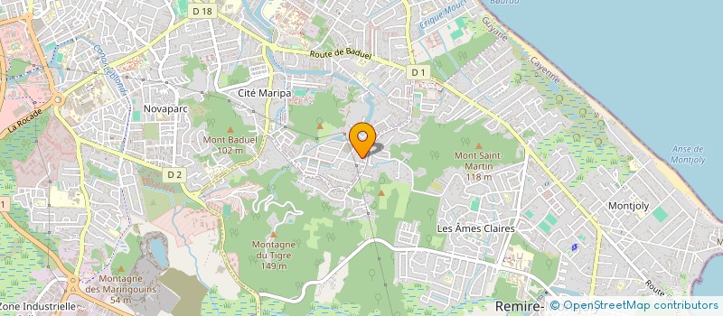 localisation de l'entreprise GILLES IMMO  CAYENNE