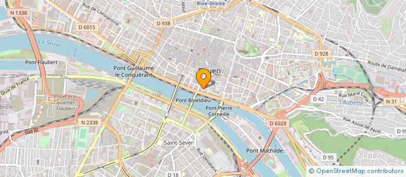 localisation de l'entreprise GILLES LE BOUSSE AGNES HAVELETTE  ROUEN