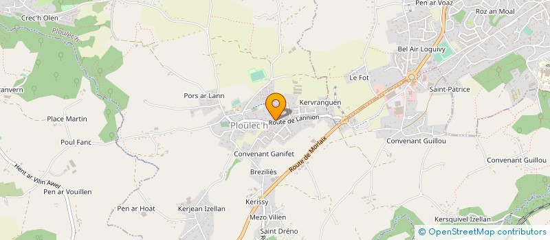 localisation de l'entreprise GILLES LE NOAN NOTAIRE à PLOULEC'H