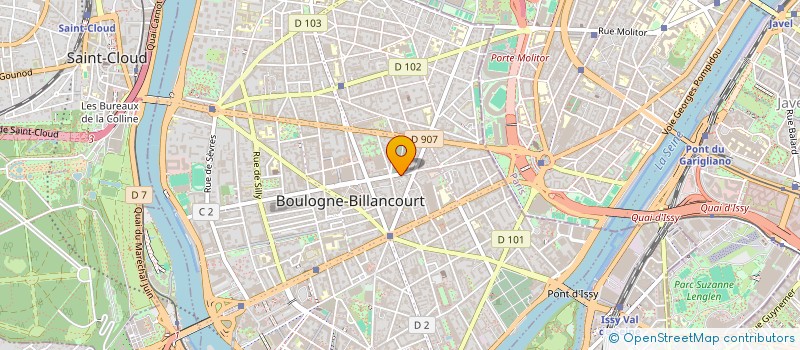localisation de l'entreprise GILLES LECLAIR CONSULTING  BOULOGNE BILLANCOURT