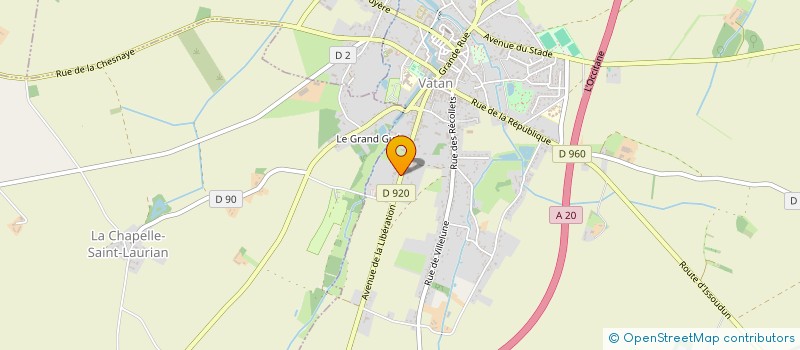 localisation de l'entreprise GILLES LOISIRS à VATAN