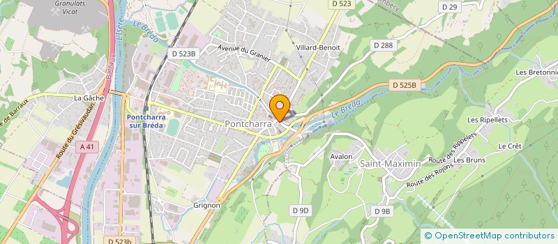 localisation de l'entreprise GILLES & NILS ROUX  PONTCHARRA