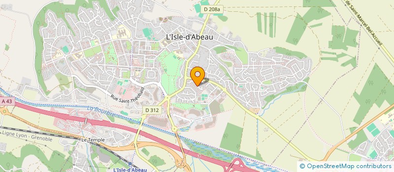 localisation de l'entreprise GILLES PAGLIAROLI, NOTAIRE ASSOCIE à SAINT-ALBAN-DE-ROCHE