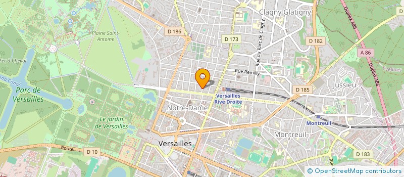 localisation de l'entreprise GILLES PDB CONSEILS à VERSAILLES