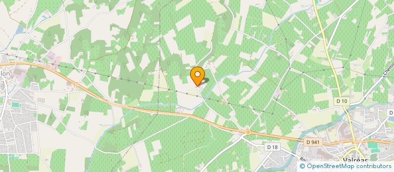 localisation de l'entreprise GILLES PHETISSON à VALREAS