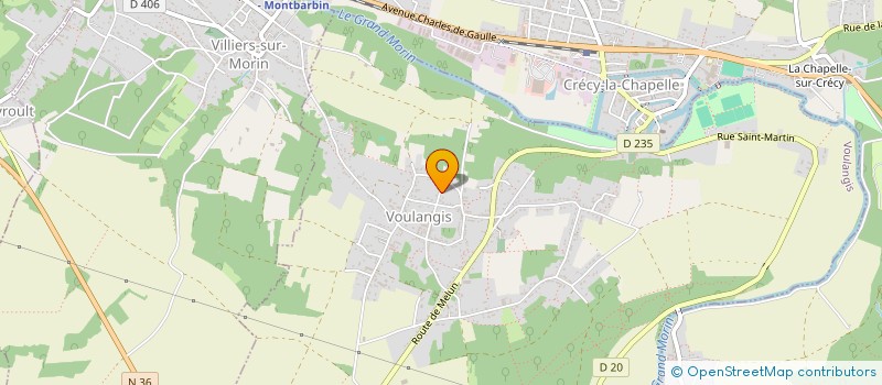localisation de l'entreprise GILLES RAMONAGE à VOULANGIS