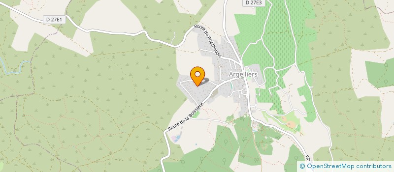 localisation de l'entreprise GILLES RIGAL  ARGELLIERS