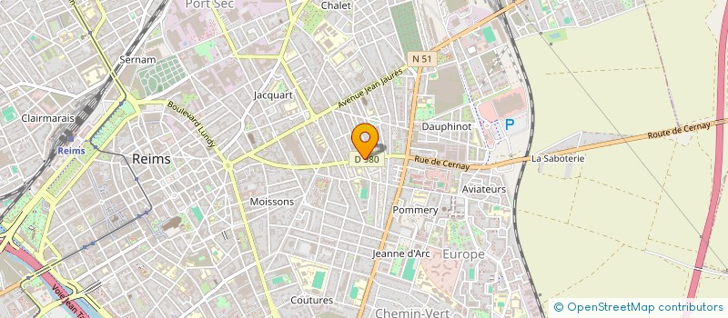 localisation de l'entreprise GILLES ROLECK  REIMS