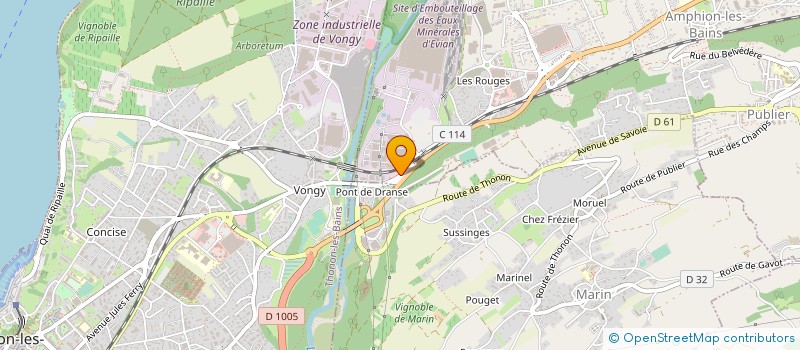 localisation de l'entreprise GILLES TOURNIER CHAUFFAGE SANITAIRE à PUBLIER