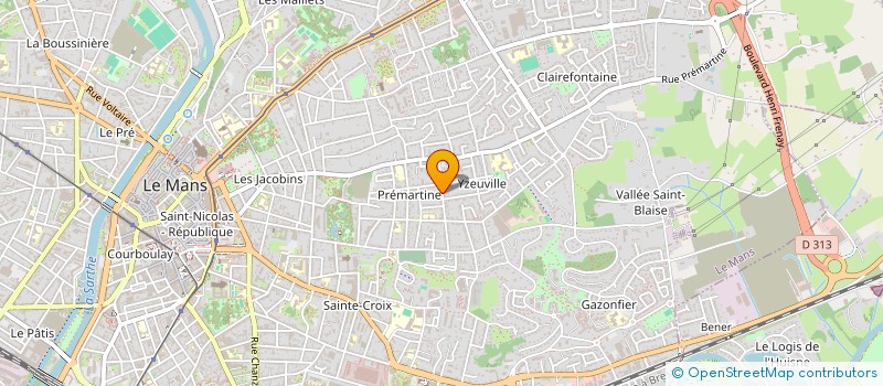 localisation de l'entreprise GILLESTECORE à LE MANS