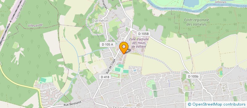localisation de l'entreprise GILLET à THORIGNY-SUR-MARNE