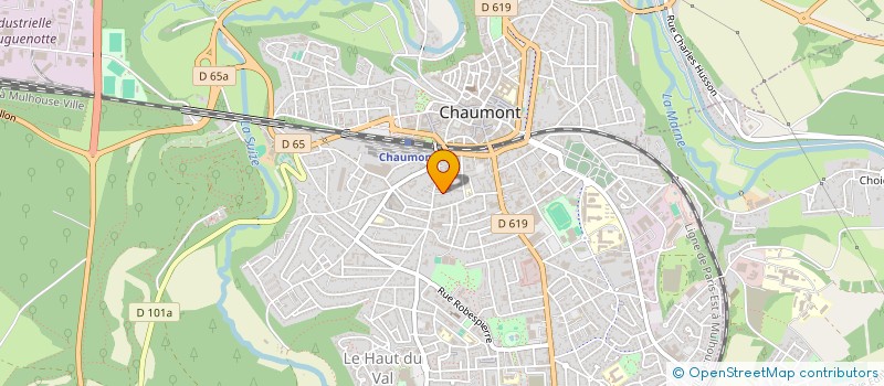 localisation de l'entreprise GILLET FICAMOS GOMIS SYSTEMS à CHAUMONT