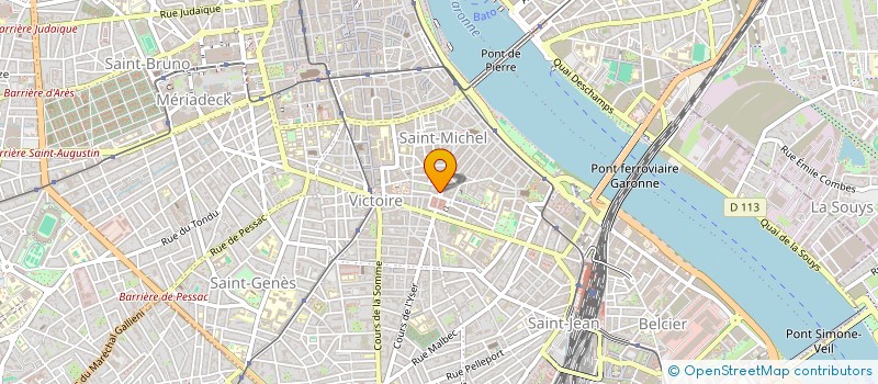 localisation de l'entreprise GILLET L ET SEURIN H  BORDEAUX