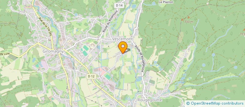 localisation de l'entreprise GILLET MARTIAL à VESCEMONT