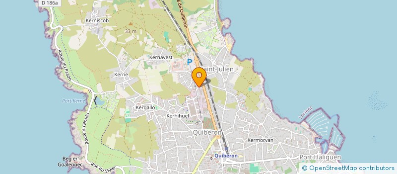 localisation de l'entreprise GILLET NOLAN  QUIBERON