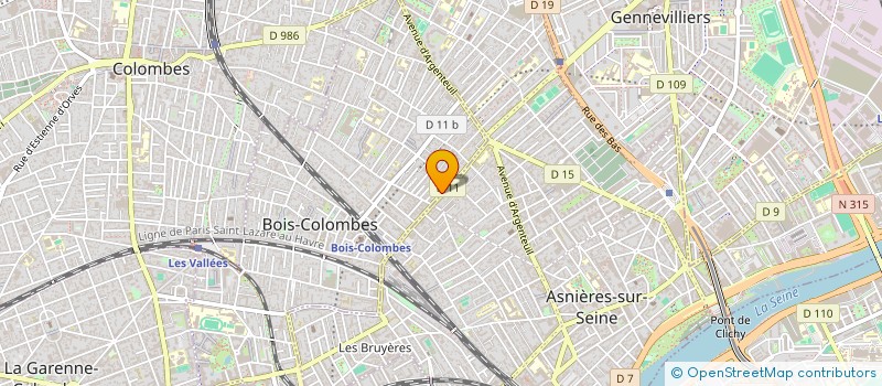 localisation de l'entreprise GILLET SAINT LEGER à BOIS-COLOMBES