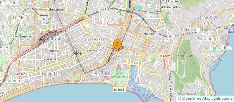 localisation de l'entreprise GILLI à NICE