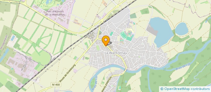 localisation de l'entreprise GILLIG  LA WANTZENAU