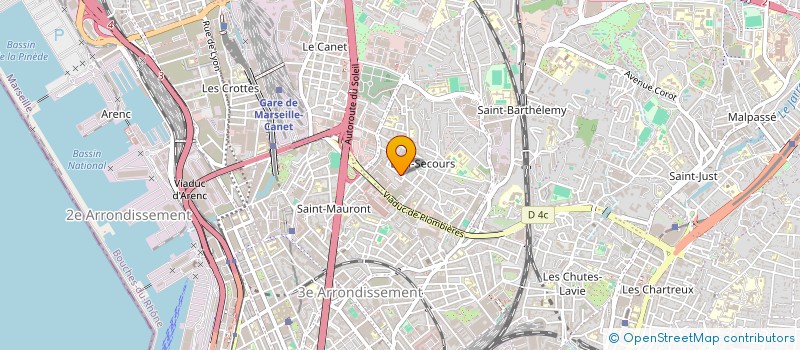localisation de l'entreprise GILLION à MARSEILLE