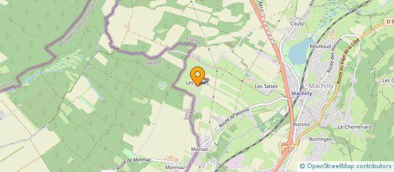 localisation de l'entreprise GILLIOT & CO  ARCHAMPS