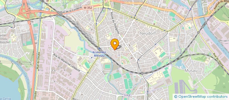 localisation de l'entreprise GILLMANN à STRASBOURG