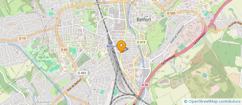 localisation de l'entreprise GILLOMATIC à BELFORT