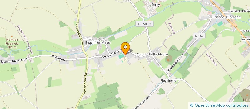 localisation de l'entreprise GILLON-GALLET  ENQUIN-LEZ-GUINEGATTE