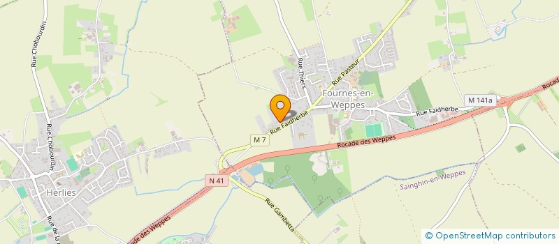 localisation de l'entreprise GILLOOTS  FOURNES-EN-WEPPES