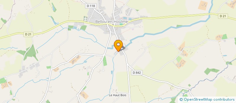 localisation de l'entreprise GILLOT SAS à SAINT-HILAIRE-DE-BRIOUZE