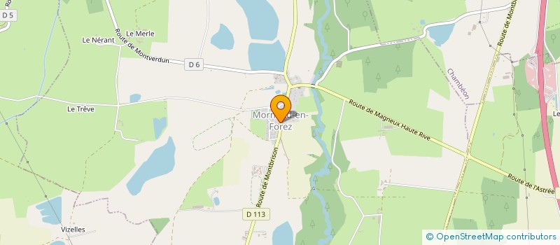 localisation de l'entreprise GILLOUX  MORNAND-EN-FOREZ