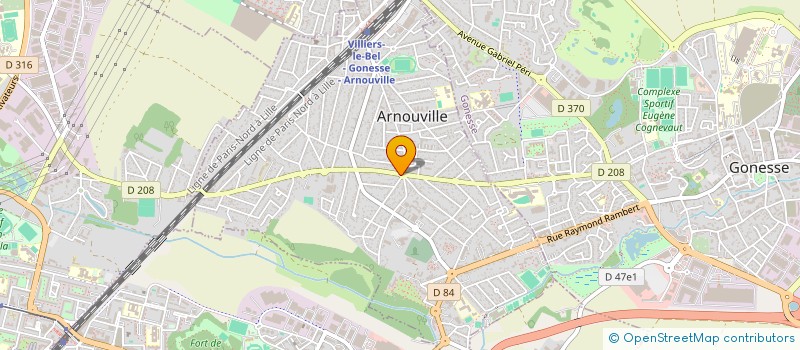 localisation de l'entreprise GILLS IMMOBILIER  ARNOUVILLE