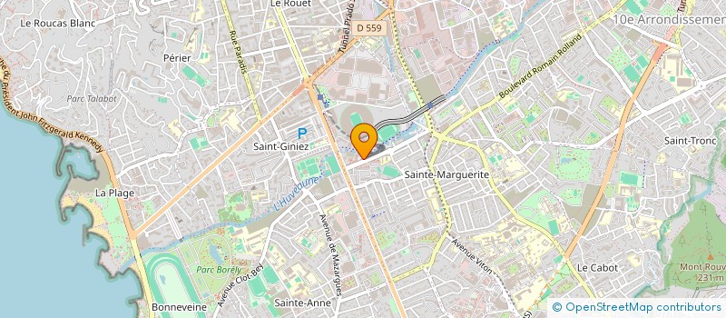 localisation de l'entreprise GILLY à MARSEILLE