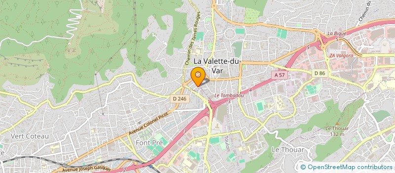 localisation de l'entreprise GILLY BROTHERS à LA VALETTE-DU-VAR