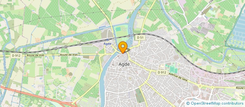 localisation de l'entreprise GILMAI DIFFUSION à AGDE