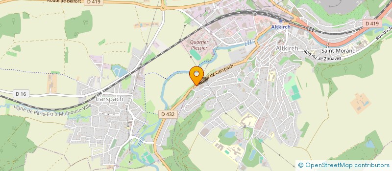 localisation de l'entreprise GILMAR  JETTINGEN