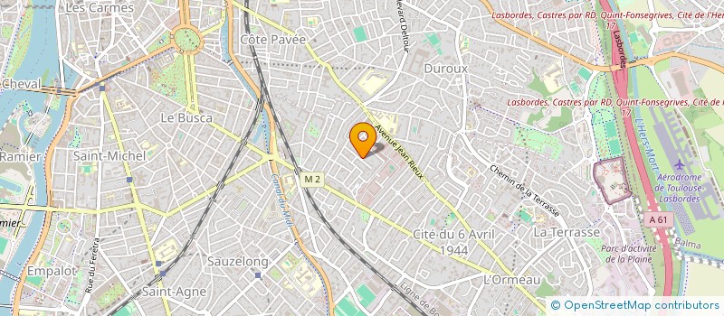 localisation de l'entreprise GILMAR à TOULOUSE