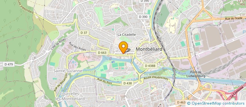 localisation de l'entreprise GILMAT à MONTBELIARD