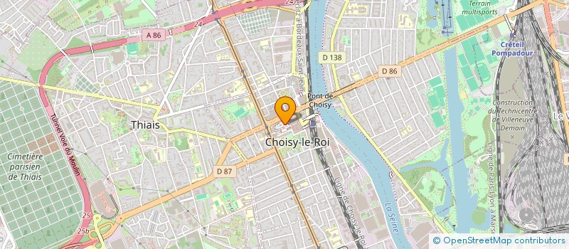 localisation de l'entreprise GILMAZ SERVICES  CHOISY-LE-ROI