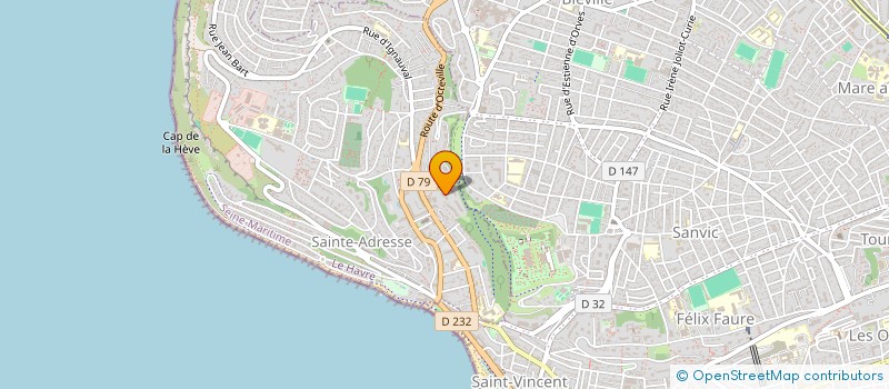 localisation de l'entreprise GILMC  SAINTE-ADRESSE