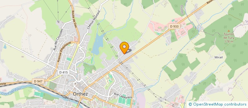 localisation de l'entreprise GILMI  ORTHEZ