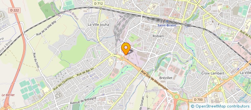 localisation de l'entreprise GILO  PLOUFRAGAN