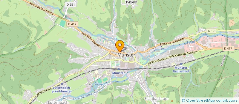 localisation de l'entreprise GILO  MUNSTER