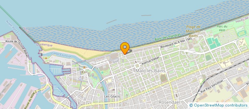 localisation de l'entreprise GILO à DUNKERQUE