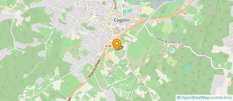 localisation de l'entreprise GILO à COGOLIN